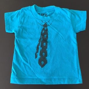 Life Clothing All-Cotton T-shirt  Skull Tie 2T